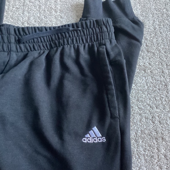 Adidas Joggers L 2 Pairs  Essentials Slim Tapered Cuff Pants - Picture 8 of 11